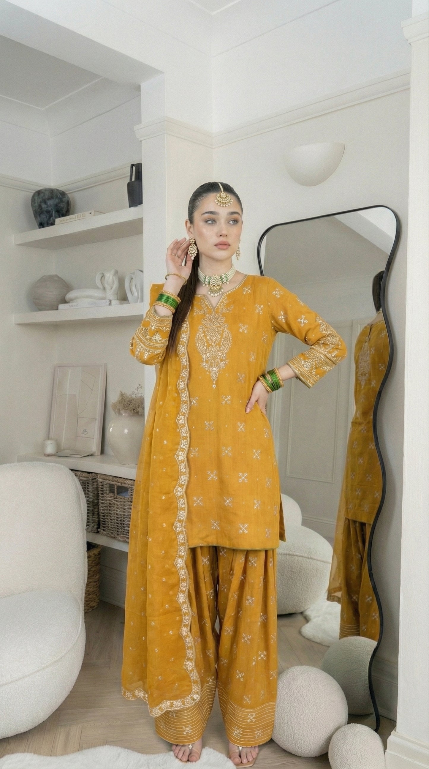 Almas Embroiderd 3pc - Lawn
