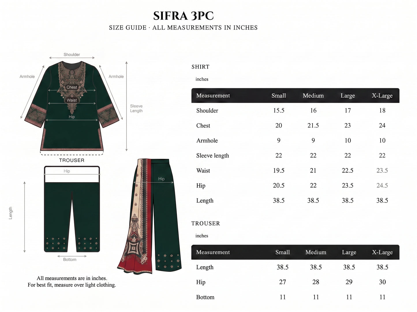 Sifra - 3pcs
