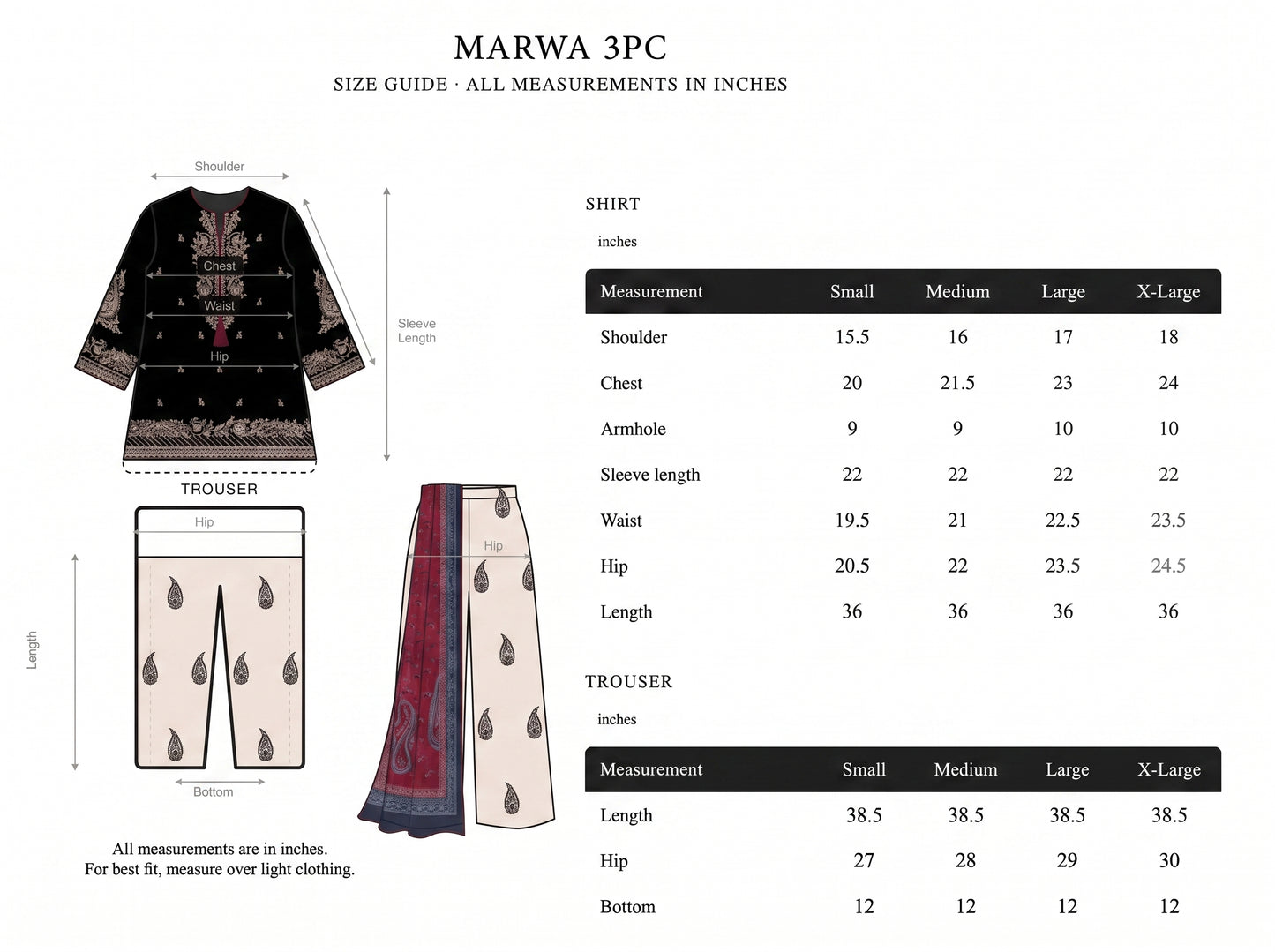 Marwa - 3pc