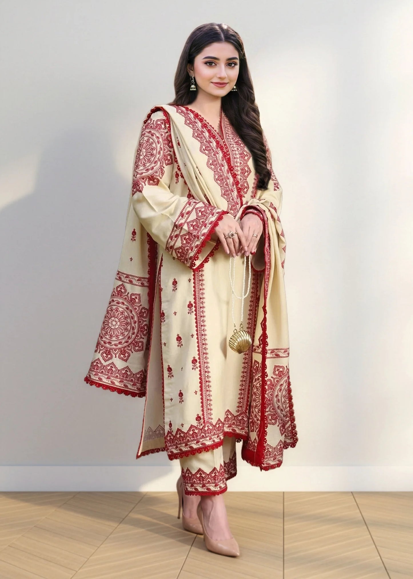Sairah Embroidered 3pc
