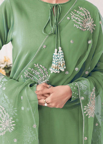 Embrose Embroidered 3pc Jade Green
