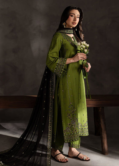 Ezzah 3pcs - Lawn Embroidered