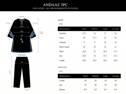 Andaaz - 3pc