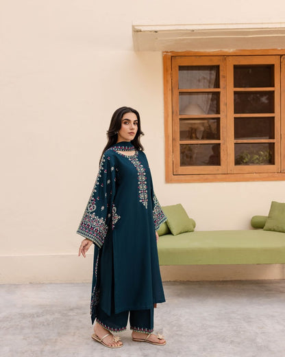 Aadab Embroidered 3pcs Ca_closet