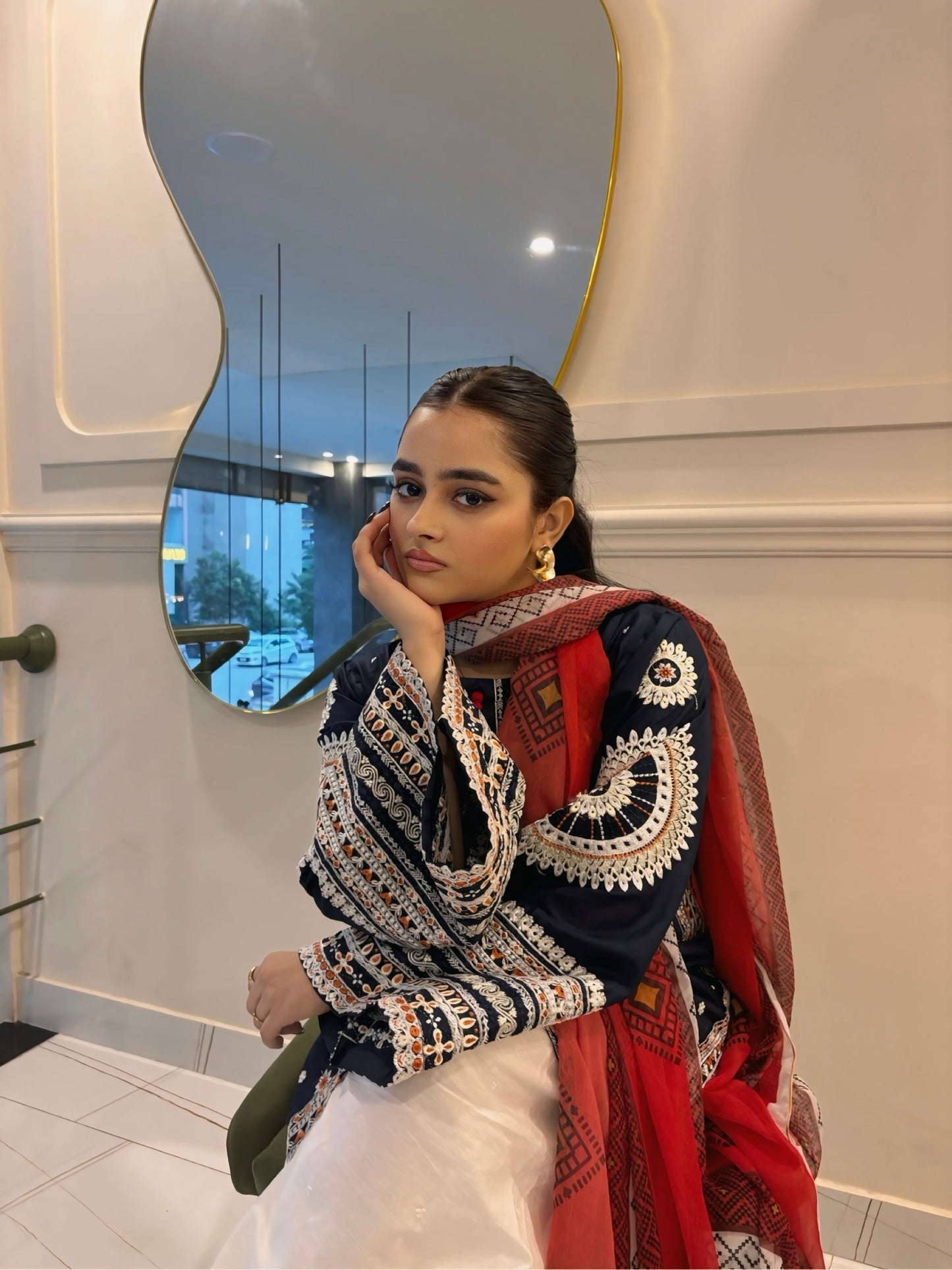 Roha Embroidered 3pc