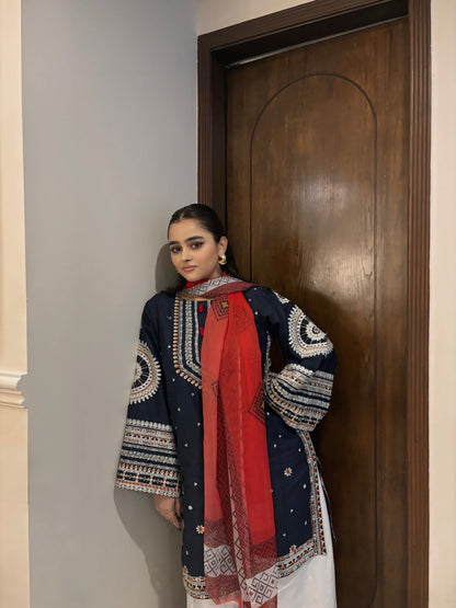 Roha Embroidered 3pc