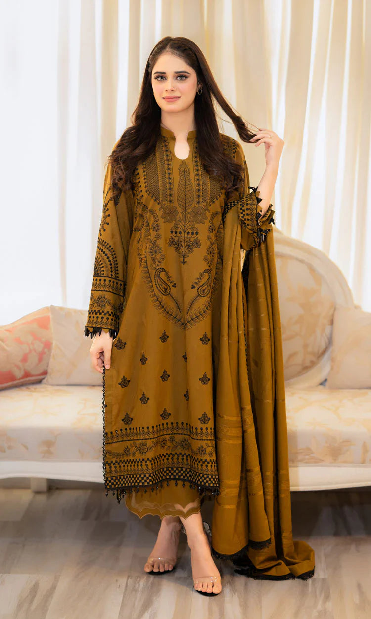 Ghazal Embroidered 3pc