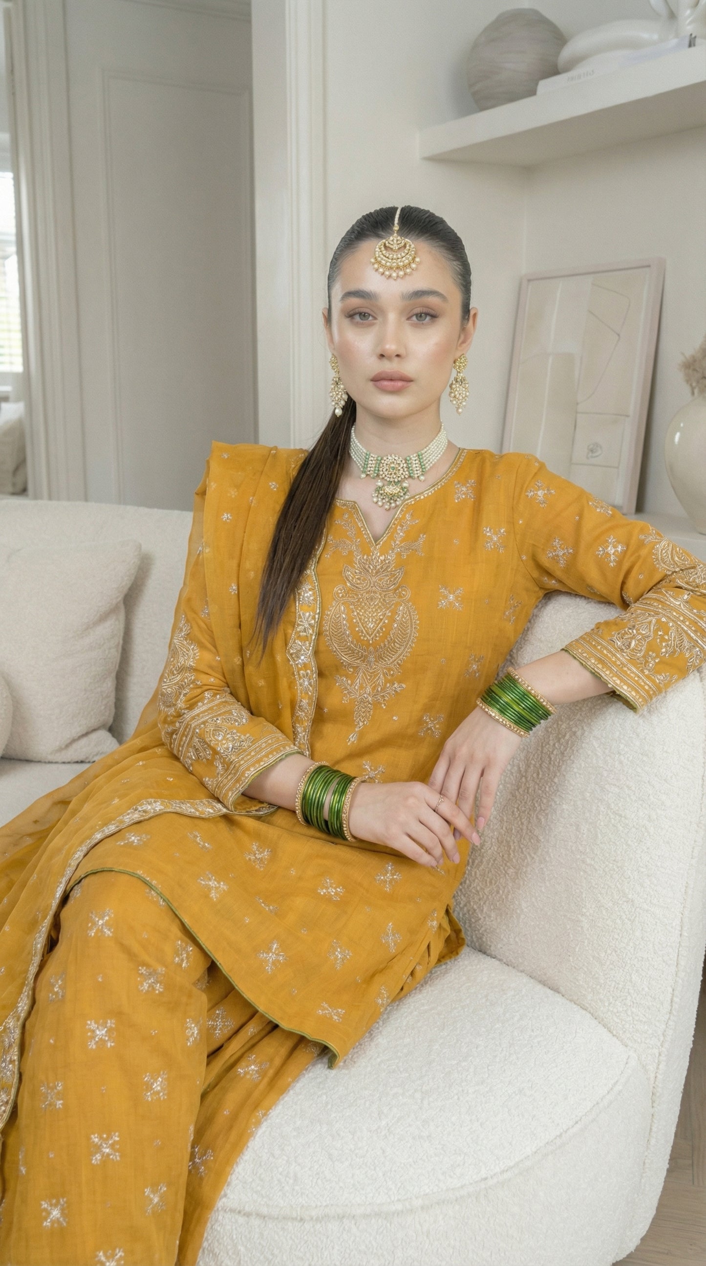 Almas Embroiderd 3pc - Lawn