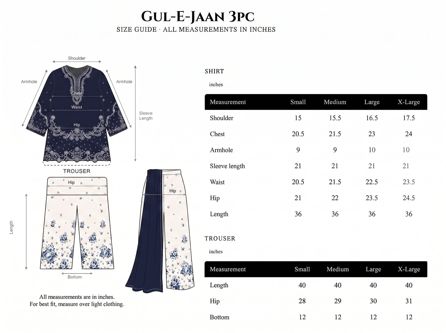 Gul e Jaan - 3pc