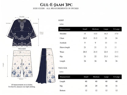 Gul e Jaan - 3pc