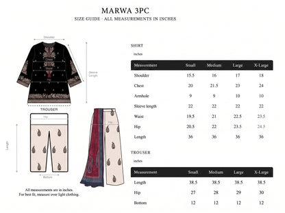 Marwa - 3pc