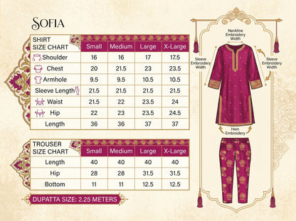Sofia Embroidered 3pcs