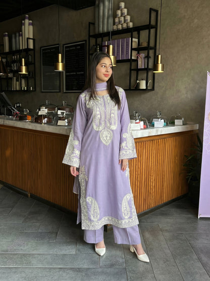 Aafreen Embroidered 3pc Lalic