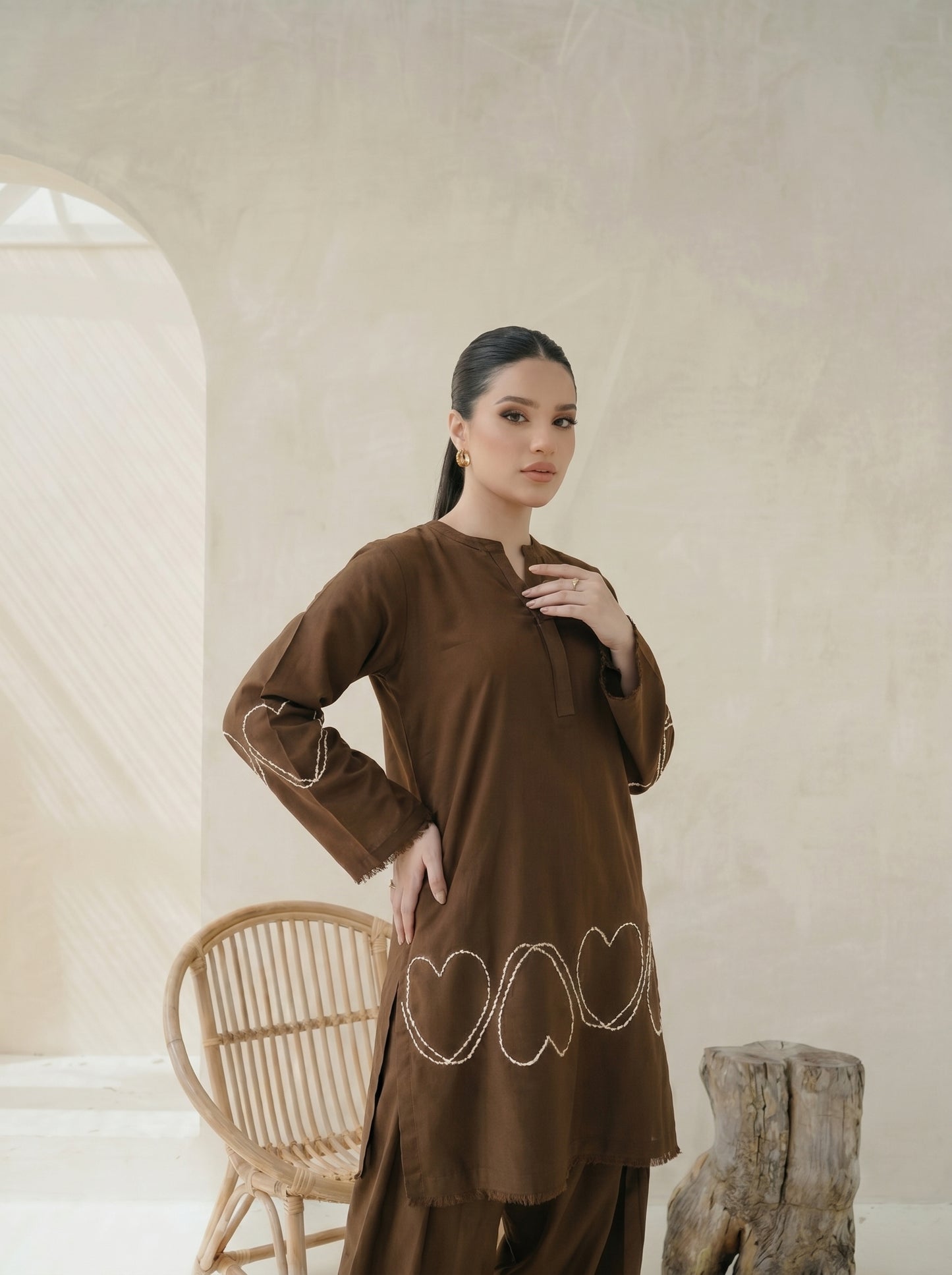 Aiza Embroidered - 2pc