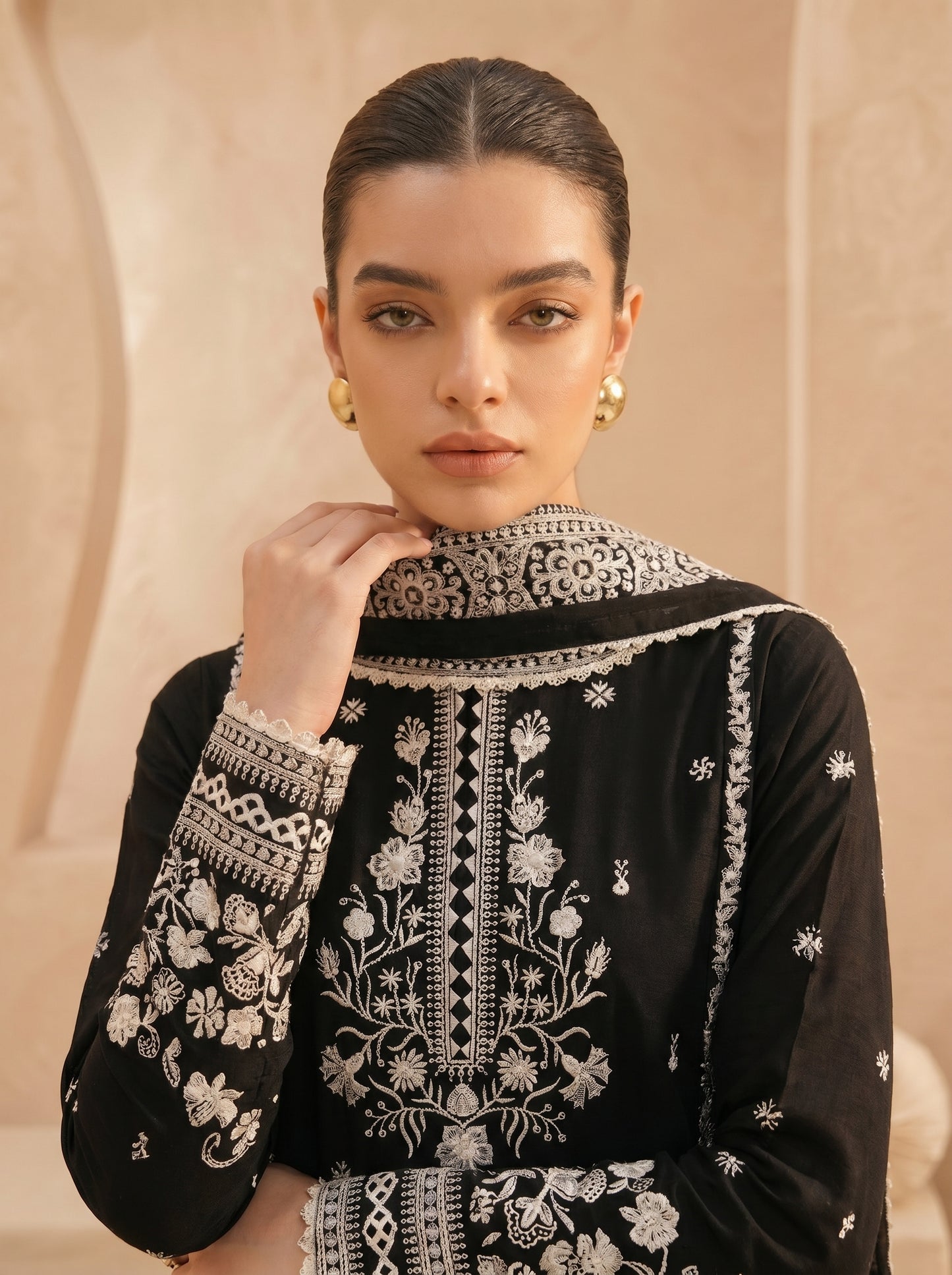 Dilbar Embroidered - 3pc