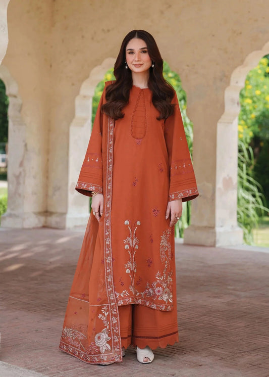 Begum Embroidered - 3pcs