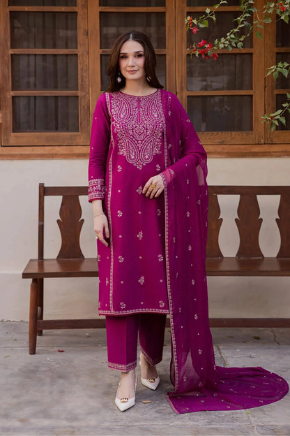 Laaj Embroidered - 3pc