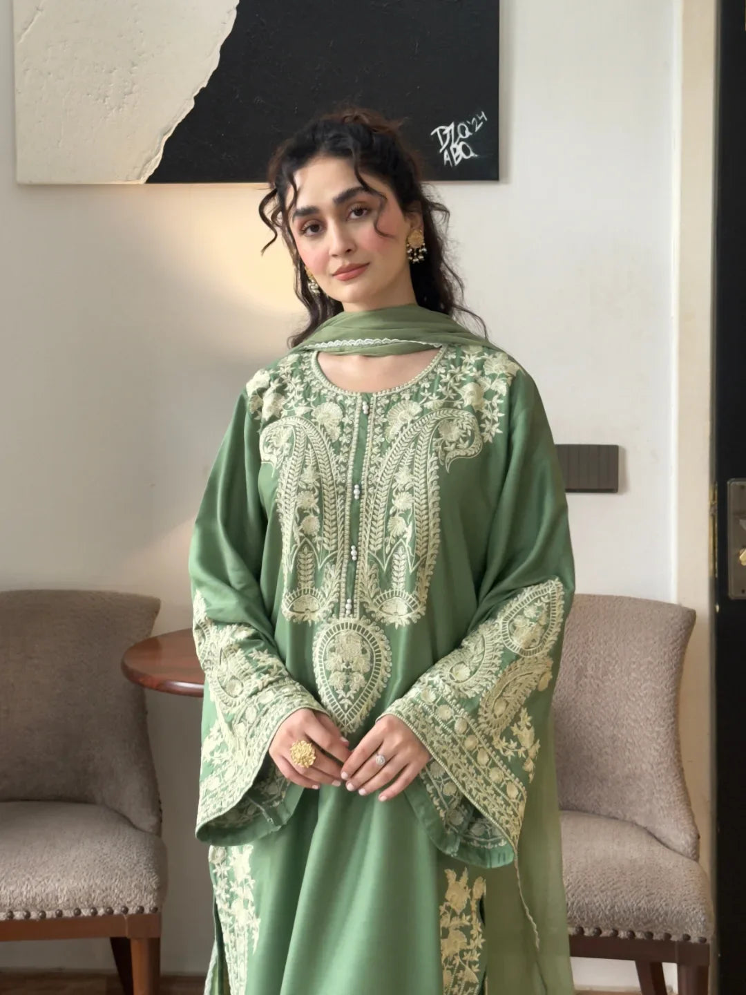 Aafreen Embroidered 3pc (G)