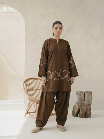 Aiza Embroidered - 2pc
