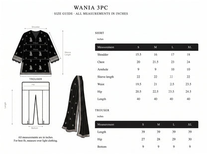 Wania - 3pcs