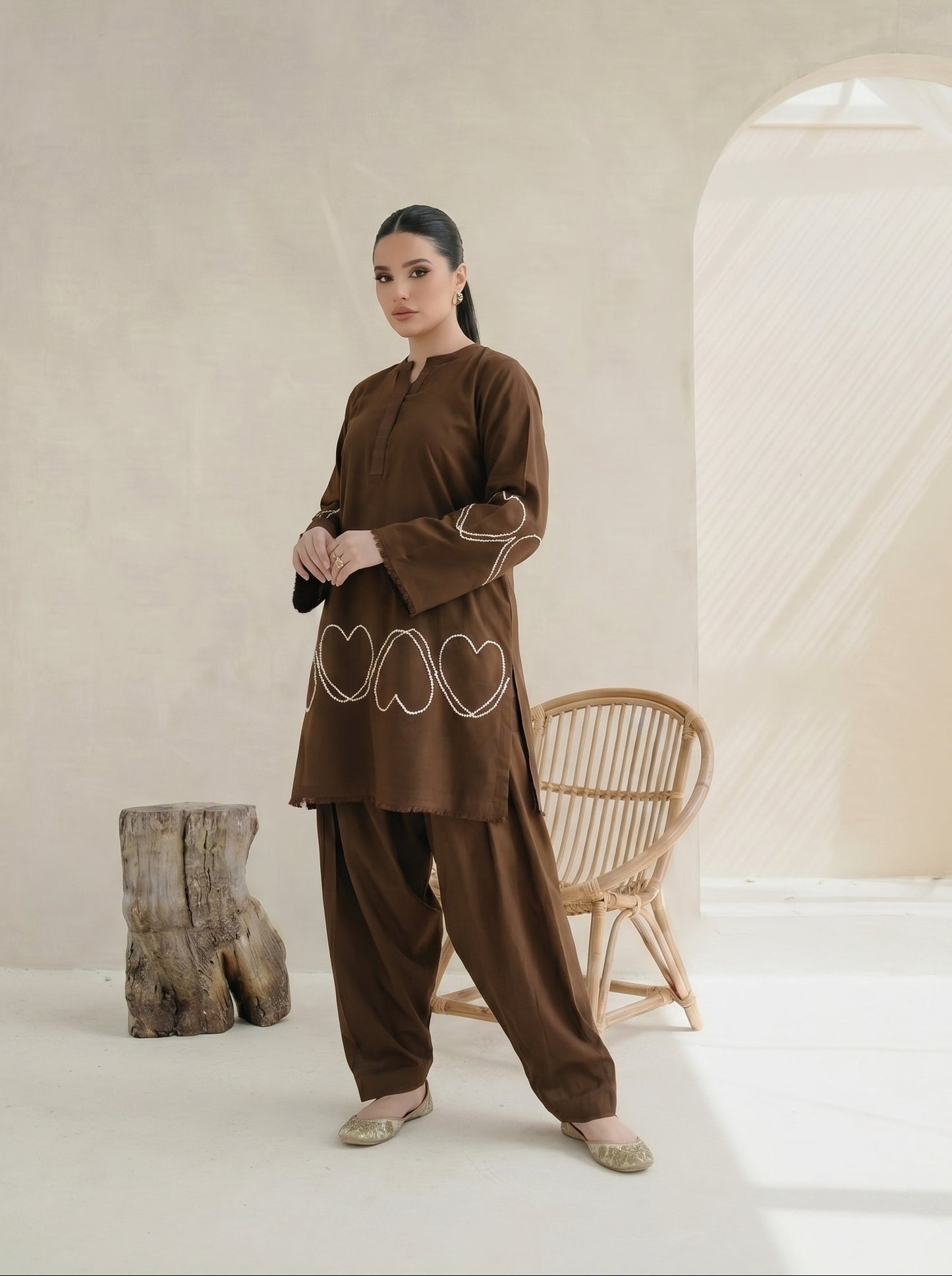 Aiza Embroidered - 2pc