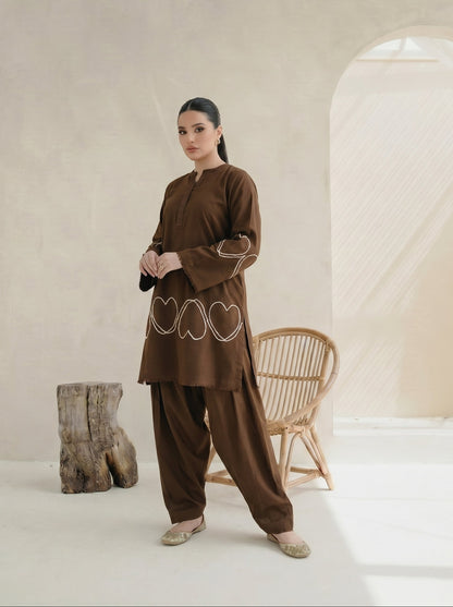 Aiza Embroidered - 2pc